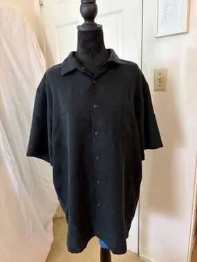 Men's Black Button-Front Waterman